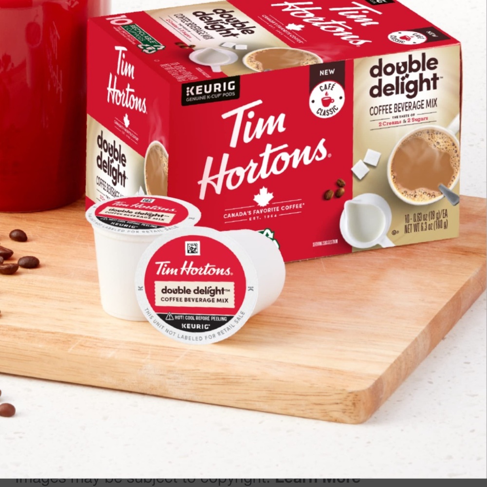 Tim Hortons double double k cups!
